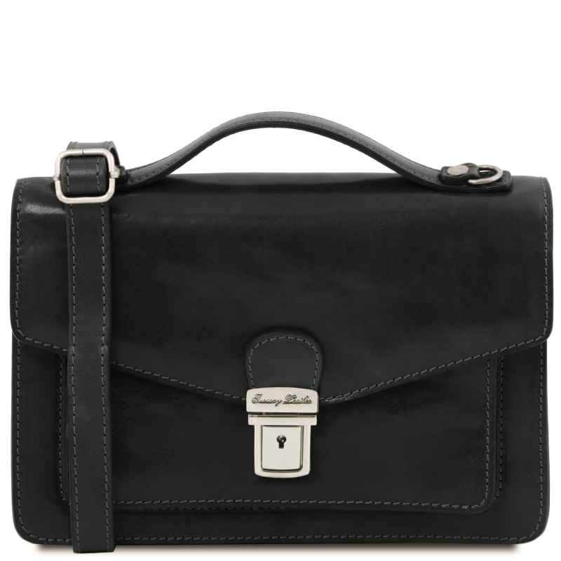 Leder Herrentasche Eric Schwarz Leder Herrentasche Eric Schwarz